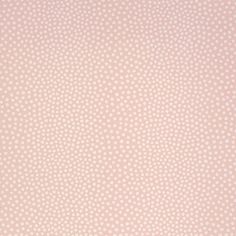 a pink and white polka dot wallpaper with small dots on the back half of it