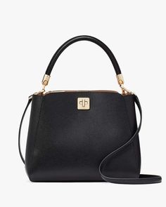 Phoebe Large Top Handle Satchel | Kate Spade Outlet Elegant Medium Workwear Bags, Kate Spade Satchel For Workwear, Office Satchel With Branded Hardware, Classic Tan Satchel With Double Handle, Elegant Medium Satchel With Detachable Strap, Business Tote Satchel With Branded Hardware, Formal Medium Bag With Detachable Strap, Classic Kate Spade Top Handle Shoulder Bag, Modern Kate Spade Top Handle Satchel