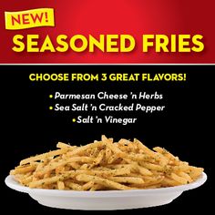 the new seasoned fries are ready to be served in their own restaurant or bar