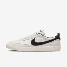 Inspired by our original tennis shoe, the Killshot 2 brings a fresh update with classic colors and a variety of textured leathers. To prove you're on top, the rubber gum sole adds the cherry on bottom. You get courtside attitude with a modern touch. Men White Nike Shoes, Mens Going Out Shoes, Men Tennis Shoes, Best Nike Shoes Men, Mens Nike Shoes Outfit, Men’s Casual White Sneakers, White Nike Tennis Shoes, Mens White Sneakers, Nike Mens Shoes