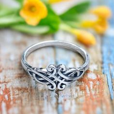 Sterling Silver Dainty Celtic Knot Ring Gaelic Jewelry, Celtic Knot Jewelry, Forever Ring, Forever Rings, Knot Jewelry, Celtic Ring, Celtic Knot Ring, Celtic Rings, Irish Jewelry