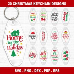 christmas keychain designs for the holiday season