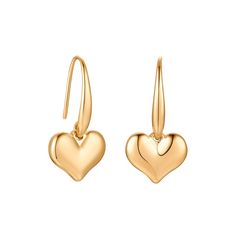 PENDIENTES CORAZÓN VALLERY Iron Mountain, Heart Drop Earrings, Jewelry Card, Everyday Luxuries, Gold Drop Earrings, Trendy Jewelry, Jewelry Bags, Jewelry Branding, Handcrafted Jewelry