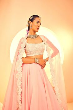 Showcasing a salmon pink cape set. It is full hand embroidered with cutdana bead and sequins embroidary. From Aneesh Agarwaal's Naksh collection. DELIVERY TIMEPlease allow 8-12 weeks for your outfit to arrive. FABRIC DETAILSOrganza Professional cleaning only. Pink Embroidered Palazzo Set For Reception, Designer Embroidered Traditional Wear With Cape Sleeves, Designer Traditional Wear With Embroidered Cape Sleeves, Embroidered Choli With Cape Sleeves For Reception, Traditional Palazzo Set With Cape Sleeves In Georgette, Traditional Embroidered Anarkali Set With Cape Sleeves, Bollywood Embroidered Palazzo Set With Cape Sleeves, Festive Embroidered Lehenga With Cape Sleeves, Festive Embellished Lehenga With Cape Sleeves