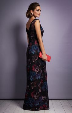 Red carpet ready, you’ll be turning heads in our vintage inspired floor length gown. Sleek Azalia drapes to the floor with a classic high neckline and gently fitted waist. The statement rich purples, blues and pink florals of our enviable print are striking, finished with a sprinkling of shimmering sequins that make its easy glamour irresistible. Be it a film premiere or black tie do, this is a superbly show stopping dress to make you feel amazing. Details to love – Oriental floral woven print, Real Outfits, Tiffany Rose, Film Premiere, Red Carpet Ready, Paris Dresses, Floor Length Skirt, Floor Length Gown, High Neckline, Evening Gown