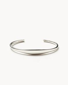 Classic Cuff Bracelet | Sterling Silver | Missoma Arm Stack, Finger Bracelets, Engraved Cuff, Diamond Initial Necklace, Cuff Design, Trending Bracelets, Gold And Silver Bracelets, Mixed Metal Jewelry, Utila