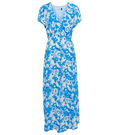 Floral crêpe midi dress Dresses For Work, Summer Dresses