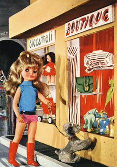 Furga Dolls of the 1960s - The Bold Doll Book Wall Collage, Wall Collage Photos, 1970s Dolls, Plastic Fashion, Ye Ye, Old Patterns