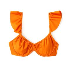 Abercrombie & Fitch Orange Ruffle Strap Underwire Bikini Top, Size Xxs Nwt. **Last Two Photos Are To Show Fit. The Swim Top For Sale Is Orange. Fitted Underwire Swimwear With Ruffles, Fitted Underwire Ruffle Swimwear, Fitted Ruffled Underwire Swimwear, Ruffled Underwire Swimwear For Vacation, Underwire Ruffled Swimwear For Vacation, Summer Swimwear With Ruffles And Underwire, Orange Underwire Swimwear Bra Friendly, Orange Underwire Swimwear With Bra Support, Orange Underwire Swimwear For Summer