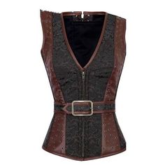 Look no further than our stunning Medieval Victoria Steampunk Gothic PU Pattern costume for your next cosplay event or gift for her. Featuring a stylish and unique design, this steampunk clothing will surely draw attention wherever it is worn. Crafted from high-quality PU leather and featuring intricate detailing, with ornamental lacing and bronze buttons running down the chest, it perfectly blends classic Victorian style and Renaissance influences. The fitted bodice and full skirt are complimen Fitted Gothic Cosplay Costume, Punk Corset For Cosplay And Halloween, Fitted Gothic Costumes For Fantasy Events, Gothic Fitted Cosplay Costume For Festival, Fitted Gothic Cosplay Costume For Festival, Steampunk Black Corset For Festivals, Black Steampunk Corset For Festival, Fitted Punk Cosplay Costume Alternative Fashion, Black Steampunk Corset For Costume Party