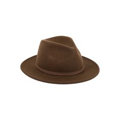 Classic Brown Flat Brim Felt Hat, Brown Wool Fedora With Flat Brim, Classic Brown Fedora For Fall, Classic Brown Felt Hat With Curved Brim, Classic Brown Hat For Fall, Brown Wool Fedora With Curved Brim, Brown Fur Felt Fedora Hat, Brown Wool Fedora, Classic Brown Wool Fedora