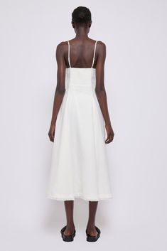 SPRING 2024 WOMENS COLLECTIONThe Analise Dress in White.