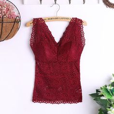 Brand Name:NoneOrigin:CN(Origin)Pattern Type:SolidDecoration:LaceObscene Picture:NoSexually Suggestive:NoModel Number:women crop topGender:WOMENItem Type:Camisoles & TanksMaterial:Spandex Lace Cami Bra, Bralette Crochet, Summer Knit Tops, Crochet Bra, Floral Cami, Lace Cami, Neck Crop Top, Lace Tank Top, Plus Size Lingerie