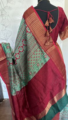 Chanderi silk cotton with blouse pink chanderi silk cotton with Pure contrast blouse. Comes with prestitched blouse size : 36 goes upto 42/43. For more information message us. DETAILS AND CARE Color cream black Weight : 600 - 800 grams Length : 5.5 m saree + 0.7 m blouse Width : 48 Inches Fabric : chanderi silk cotton Craft Description : chanderi silk cotton Wash Care : Dry Wash Only Shipping Time : 5 - 7 Working days We Ship Worldwide Comes with prestitched blouse size 36 goes up to 42 very beautiful high quality chanderi silk saree SHIPPING AND RETURNS Shipping Policy :Shipping days as mentioned above, subject to changes based on the government regulations around the prevailing pandemic situation.Return Policy :No returns on the orders that have personalization such as Blouse Stitching , Red Velvet Blouse, Readymade Blouses Online, Blouse Stitching, Cotton Craft, Chanderi Silk Saree, Cotton Crafts, Velvet Blouses, Contrast Blouse, Readymade Blouse