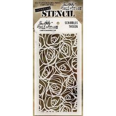 the crafter's workshop stencil set is shown in its package