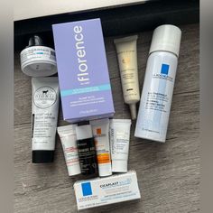 All New! Great Bundle Of Skincare Including One Full Size Florence By Mills Moisturizer! 10 Pieces Total Include: Florence By Mills Plump To It Moisturizer Full Size 1.7 Oz Belief The True Cream Dionis Goat Milk Body Serum Smashbox Glow Primer Good Molecules Niacinamide Toner La Roche Posay Spf 60 La Roche Posay Cicaplast Balm B5 La Roche Posay Thermal Spring Water Jane Iredale Glow Face Primer Body Firm Crepe Erase Neck Treatment The Florence Moisturizer Alone Retails For $24! This Is A Great B Florence Moisturizer, Good Molecules Niacinamide Toner, La Roche Posay Spf, Niacinamide Toner, Crepe Erase, Good Molecules, Glow Primer, Body Firming, Florence By Mills