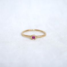 Sacred Bezel Ruby Everyday 14k Gold Birthstone Ring With Diamond, Everyday Rose Gold Stackable Rings With Bezel Setting, Recycled Gold Birthstone Ring For Promise, Fine Jewelry Stackable Rings With Bezel Setting, Everyday Birthstone Ring With Bezel Setting, Simple Jewelry With Smooth Bezel For Gift, Promise Ring With Birthstone In Recycled Gold, Yellow Gold Birthstone Ring With Smooth Bezel, 14k Rose Gold Stackable Rings With Bezel Setting