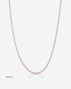 Ring Concierge Mini Diamond Tennis Necklace 14k Rose Gold eternity | 40217292210264 Classic Rose Gold Tennis Necklace Gift, Rose Gold Diamond Tennis Necklace For Anniversary, Rose Gold Diamond Tennis Necklace With Accents, Rose Gold Tennis Necklace With Diamond Accents, Rose Gold Diamond Tennis Necklace With Brilliant Cut, Classic Rose Gold Round Tennis Necklace, Anniversary Rose Gold Diamond Tennis Necklace, Classic Rose Gold Tennis Necklace, Luxury Rose Gold Tennis Necklace With Diamond Accents