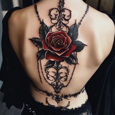 Rose Tattoos For Women Tattoo Vector Art Pink And Black Tattoo Sleeve, Gothic Rose Tattoo, Rose Sleeve Tattoo, Gothic Photos, Skin Artwork, Cute Shoulder Tattoos, Rose Tattoo Sleeve, Rose Tattoos For Women, Blue Rose Tattoos