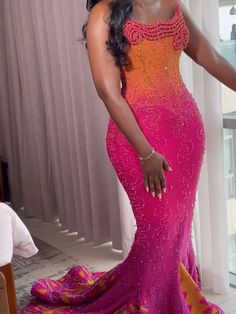 Glam Prom Dresses, Tropical Princess, Nigerian Dress Styles, Dinner Gowns, Prom Look, Cute Formal Dresses, Prom Inspo