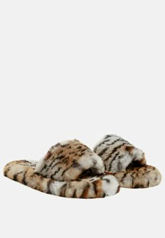 Free shipping and easy returns on London Rag snuggle-in indoor fur flats. Fur casual slip-on flat is all cozy and comfy. You would love to just slip-onto these cute slip-ons!Upper Brown Slippers, Brown Flats, Fur Slippers, Shoe Inspo, Women Pants, Dream Shoes, Mitten Gloves, Stay Cozy, Sophisticated Style