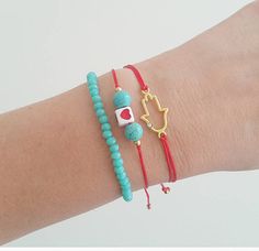 Hamsa's Hand Bracelet Red Bracelet Tiny Bracelet Charm Resizable Beaded Bracelets Gift, Turquoise Beaded Bracelets As Gift, Adjustable Bangle Bracelets For Valentine's Day, Adjustable Bangle Bracelet For Valentine's Day, Turquoise Stretch Bangle Bracelet As Gift, Turquoise Stretch Bangle Bracelet For Gift, Adjustable Heart Bangle Bracelet For Gift, Blue Heart Bracelet For Valentine's Day, Adjustable Turquoise Friendship Bracelet Gift