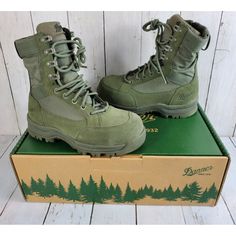 Danner Tanicus Side Zip Boots 55321 Men Size 3 Sage Green High Top Non Metallic Toe. Can Also Fit A Kids Size 3 New With Box Please See Pictures For Visual Description The Item In The Pictures Is The Exact Item You Will Be Receiving Thanks For Looking Have A Blessed Day! Green Boots Men, Leo Outfits, Oc Challenge, Green Boots, Side Zip Boots, Have A Blessed Day, Platform Boots, Costa Rica, Sage Green