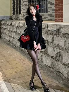 Lunivop Gothic Black Dress Women Casual Y2k Mini Dress Even Party Elegant Vintage Clothing Harajuku Outwear Long Sleeve Korean Size Information(Mini Dress) Size S Bust:80cm Waist:62cm Shoulder:34cm Length:78cm Sleeve:46cm Size M Bust:84cm Waist:66cm Shoulder:35cm Length:79cm Sleeve:47cm Size L Bust:88cm Waist:70cm Shoulder:36cm Length:80cm Sleeve:48cm Size XL Bust:92cm Waist:74cm Shoulder:37cm Length:81cm Sleeve:49cm Gothic Black Dress, Black Dress Women, Y2k Mini Dress, Streetwear Cargo Pants, Classic Hollywood Glamour, Summer Bodycon Dress, Denim Mini Dress, Womens Black Dress, Hollywood Glamour