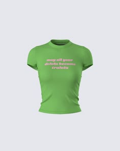 Jaidyn Green Graphic Tee Girly Graphic Tees, Green Graphic Tee, Being Delulu, Women Graphic Tees, Welcome To The Future, Future Of Fashion, Baby Graphic Tees, Baby Tees, Cropped Long Sleeve