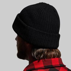 Warm enough for even the coldest winter days, our Heritage Knit Beanie is made from a soft and thick material for superior comfort no matter how low the temps get. Black Knit Beanie For Outdoor, Outdoor Black Knit Beanie, Black Knitted Beanie For Winter, Ribbed Beanie For Cold Weather In Fall, Warm Beanie For Fall And Winter, Warm Winter Beanie For Fall, Casual Wool Chunky Knit Beanie, Casual Chunky Knit Wool Beanie, Warm Cotton Beanie For Winter