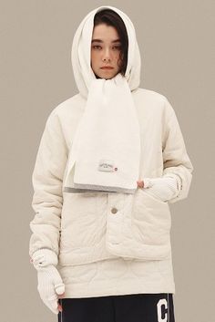 KOODING carries the latest Covernat puffer. KOODING is the global leading shopping website in providing authentic Korean fashion, beauty and lifestyle items, including clothing, cosmetics, shoes, accessories, and bags in affordable, fast, easy, and safe way. Casual Winter White Outerwear With Ribbed Cuffs, Cream Winter Streetwear Outerwear, Casual Winter White Nylon Outerwear, White Cotton Outerwear For Outdoor Activities, Cream Cotton Outerwear For Cold Weather, Cream Nylon Outerwear For Outdoor, Sporty Cream Outerwear For Outdoor, White Windproof Winter Outerwear, White Casual Outerwear For Outdoor Activities