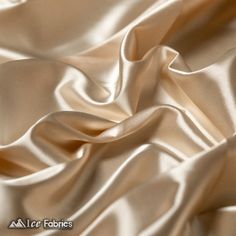 Silky Charmeuse Stretch Satin Fabric Fashion Fabric Champagne Satin Fabric Aesthetic, Luxury Satin Fabric For Wedding, Champagne Gold Fabric, Champagne Fabric Texture, Mermaid Sequin Fabric, White Satin Fabric, White Aesthetics, Gold Sequin Fabric, Champagne Colour