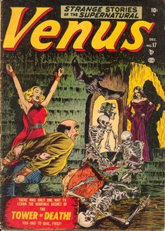 an old comic book cover for venus