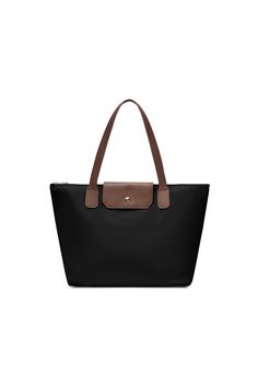 PRICES MAY VARY. Minimalist Design - Our on-trend over-the-shoulder tote bag is slightly slouchy & versatile, which makes it the perfect purse for work, everyday, travel, weekends, school, college, and more. Size - L 17.5" x H 11.5" x W 8". Durable and comfortable to carry with the handle drop length of 9 inches. Large Capacity - this handbag features a spacious design with multi-functionality. Full-length metal zip enclosure to keep your belongings safe and secure. 2 x small internal pockets fo Work Tote Bag Aesthetic, Best Work Bags For Women Laptop, Bags For School Aesthetic, Best Everyday Handbag, Cute Tote Bags For School, Black Tote Bag Aesthetic, Mom Purse Handbags, Purse For School, School Bags For Women