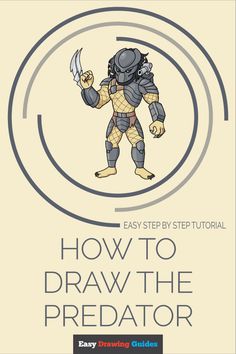 how to draw the predator from easy drawing guides