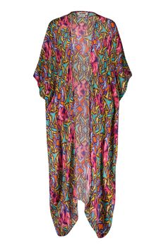 Afro Punk Fashion, Afro Caribbean, Kimono Wrap Dress, Easy Wrap, Sheer Cover Up, Kimono Wrap, Unique Dress, Sash Belt, French Seam