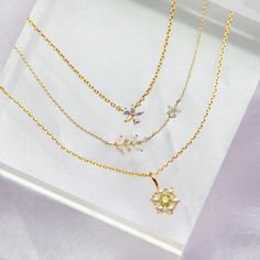 Feel like you're in the most fragrant garden while wearing this necklace! Gardenias represent trust, and you can definitely trust us when we say you're going to love this piece. 18k gold plated, 18k rose gold plated, or rhodium plated over brass with a protective coating Cubic zirconia stones 15" chain with a 2" extension Shop our entire In the Garden Collection here! Willow Necklace, Lilac Stone, Fragrant Garden, Necklace Chain Lengths, Flower Pendant Necklace, Necklace Fashion, Pearl Flower, Wrap Rings, Brass Pendant