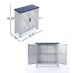 an image of a sideboard and cabinet with measurements