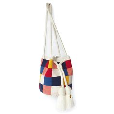 A versatile piece created for all occasions of life, this Wayuu bag can be worn three ways: as a shoulder bag, as a backpack, or as a crossbody! This piece was created for the woman that values and appreciates true craftsmanship. Roomy and easy-to-wash, it’s a wearable work of art that adds that extra layer of handmade creative texture. SIZING: Diameter: 7.9 in (20cm) Height: 8.2 in (21 cm) Modern Square Bucket Bag For Travel, Square Bucket Bag With Adjustable Strap For Travel, Square Bucket Bag With Adjustable Strap For On-the-go, Multicolor Rectangular Bucket Bag For On-the-go, Multicolor Rectangular Bucket Bag With Detachable Strap, Rectangular Multicolor Bucket Bag With Detachable Strap, Multicolor Bucket Bag With Dust Bag, Multicolor On-the-go Bucket Bag With Adjustable Strap, Multicolor Bucket Bag With Detachable Strap For Daily Use