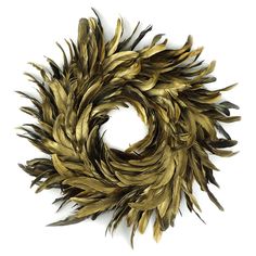 PRICES MAY VARY. This handmade 15-18" wide Black Feather Wreath has been gilded in Gold for a unique look. Our feather wreaths are made on a lightweight foam structure that is easy to puncture with nail or hook for hanging purposes. Start your Autumn Decoration out with a beautiful large wreath that will also double as Xmas decorations All natural Feathers are a gorgeous way to celebrate the seasons Great for Christmas window displays,home, office or special event decorations for Fall and Winter Christmas Window Display Home, Black Feather Wreath, Feather Wreaths, Christmas Window Displays, Rice Lights, Fall Floral Decor, Holiday Window Display, Painted Feathers, Feather Wreath