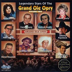 an advertisement for the grand olee opry show with many people in hats and glasses