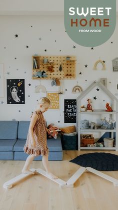 Discover the perfect child balance beam for active little ones! This wooden balance beam is a versatile Montessori toy that supports gross motor skills, coordination, and balance. Use it as an indoor activity toy or a fun baby gym toy to inspire creative play in your toddler’s playroom ideas.