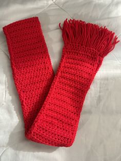 One of a kind and handmade. Red Scarf, Red Scarves, Carbon Emissions, Scarf Wrap, Scarf Accessory, Red, Design