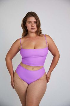 The Saltwater Collective Amanda Top - Orchid Trendy Tankini, Straight Across Neckline, Fishing Nets, Women Encouragement, Long Torso, High Waist Bottoms, Suit Fabric, Running Tops, Italian Fabric