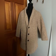 This Brown Cocoon Style Jacket Is Perfect For Dressing Up Even The Most Casual Outfits. Not Too Heavy, But Plenty Of Warmth, This Coat Is Perfect For Fall. Size M, Nwt. Cocoon Jackets, Flannel Suit, Cocoon Coat, Banana Republic Jeans, Classic Suit, White Halter Maxi Dress, Banana Republic Factory, Wool Blend Coat, Linen Blazer