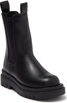 AQUATHERM BY SANTANA CANADA Chole Mid Faux Fur Lined Chelsea Boot | Nordstromrack High Chelsea Boots Outfit, Leather Chelsea Boots Women, Flat Chelsea Boots, Thursday Boot Co, Chelsea Boots Outfit, Thursday Boots, Leggings And Socks, Chelsea Boots Women, Leather Chelsea Boots