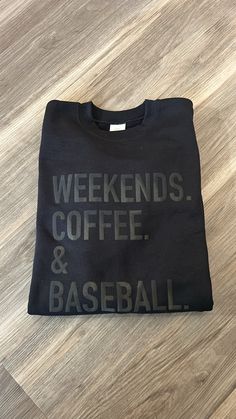 black sweatshirt with black puffy vinyl Cricut Puff Vinyl Ideas, Black Fall T-shirt For College, Black Crew Sweater With Logo Print, Black Sporty Sweats For Everyday, Black Logo Print Sweatshirt For Fall, Black Sweatshirt With Logo Print For Fall, Black Crew Neck Sweatshirt For College, Black Crew Neck Sweater For College, Sporty Black T-shirt For Fall