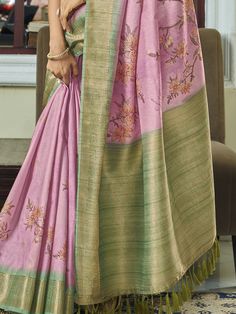 Elevate your ethnic wear collection with our stunning "beautiful baby pink floral printed silk traditional saree." This gorgeous saree features a soft baby pink color silk material with intricate floral print work and zari weaving, giving it a traditional yet elegant look. The saree drapes beautifully, making it comfortable to wear for any occasion.
This saree include its exquisite floral print design and the intricate zari weaving work that adds a touch of sophistication to the overall look. Th Unstitched Pink Slub Silk Traditional Wear, Semi-stitched Pink Slub Silk Traditional Wear, Unstitched Pink Floral Traditional Wear, Pink Blouse Piece With Floral Print And Traditional Drape, Pink Floral Traditional Wear Unstitched, Pink Floral Print Blouse Piece With Traditional Drape, Pink Anarkali Blouse In Slub Silk, Pink Anarkali Blouse Piece In Slub Silk, Semi-stitched Pink Blouse Piece With Floral Print