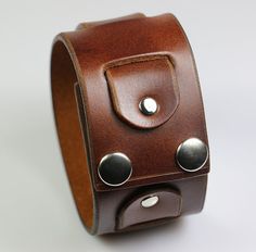 Leather Crafts, Leather Work, Wristbands, Over The Top, Leather Jewelry, Natural Leather, Leather Working, Full Grain Leather, Leather Craft