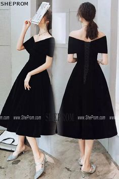 Retro black off shoulder midi party dress adl095. Click to shop now. Free stable shipping world-wide! Black Strapless Off Shoulder Evening Dress, Knee-length Midi Dress For Prom And Party Season, Black Off Shoulder Midi Dress For Evening, Knee-length Midi Dress For Prom Party Season, Elegant Boat Neck Prom Dress, Black Midi Dress For Prom Party, Elegant Black Midi Dress For Prom, Fitted Midi Length Off Shoulder Prom Dress, Black Midi Dress For Prom Evening